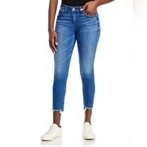 rag & bone Cropped Blue Jeans